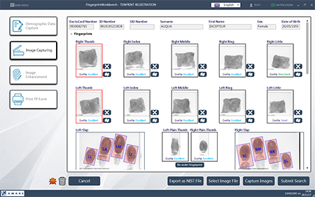 Biometrics Software Applications - WorkbenchSuite™